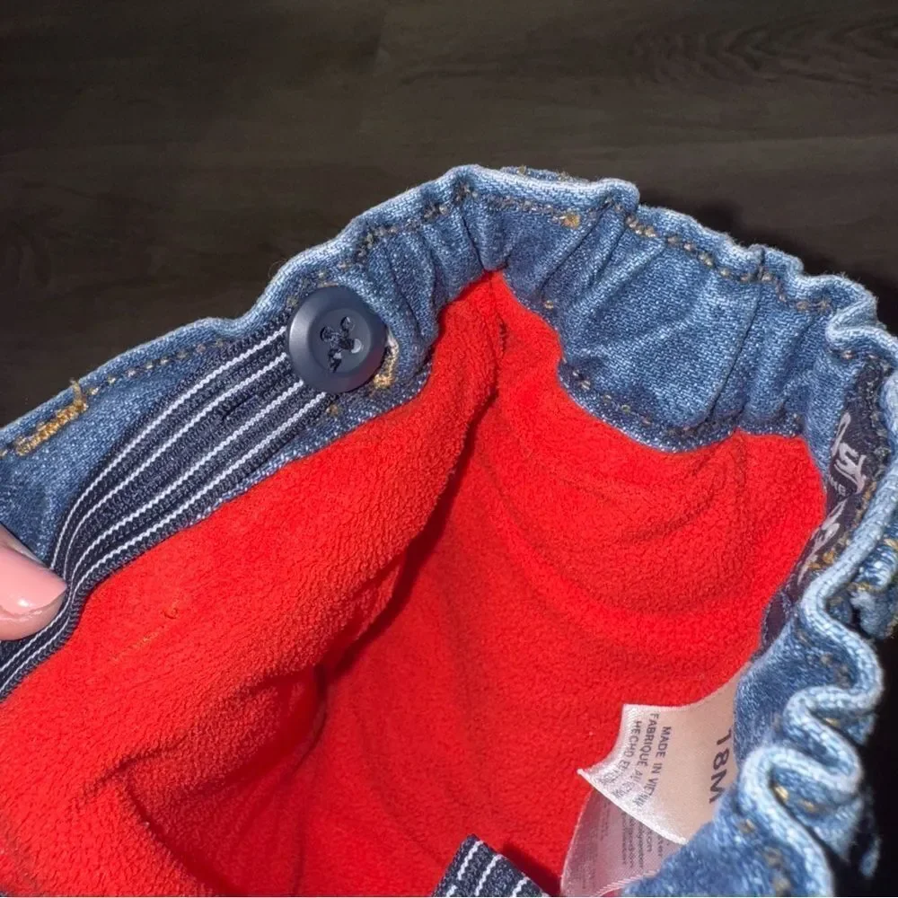 OshKosh B'gosh Fleece Thermal Lined Blue Jeans